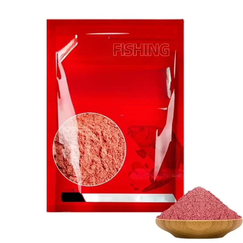 Red Worm Bait Powder Natural Highly Concentrated Fish Scent Attractant for Freshwater Fishing