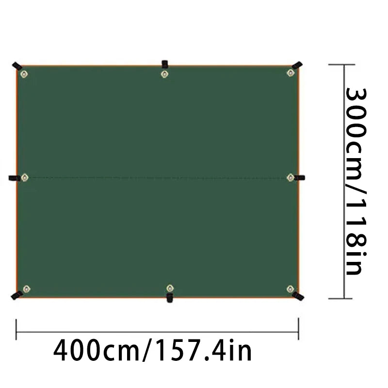 Ultra light canvas garden canopy, sunshade, camping hammock, courtyard sunshade, used for outdoor activities