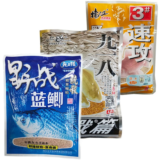 NEW Natural Bait Processed Fishing Food Strong Flavor Groundbait Attractant Additive Scent Feed for Carp Crucian Catfish