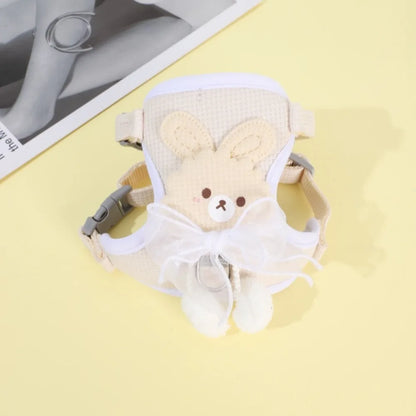 Adjustable Dog Harness With Leash Polyester 120cm For Small Dogs