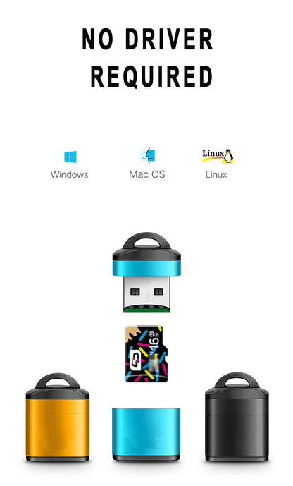 USB Micro SD TF Card Reader USB 2 0 Mini For Laptop