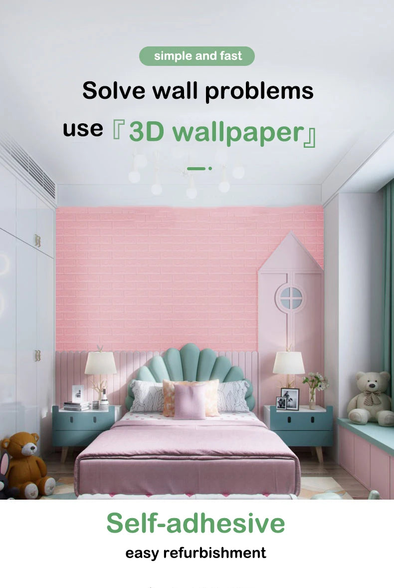 Modern 3D Wall Sticker – Peel & Stick Home Wall Decor