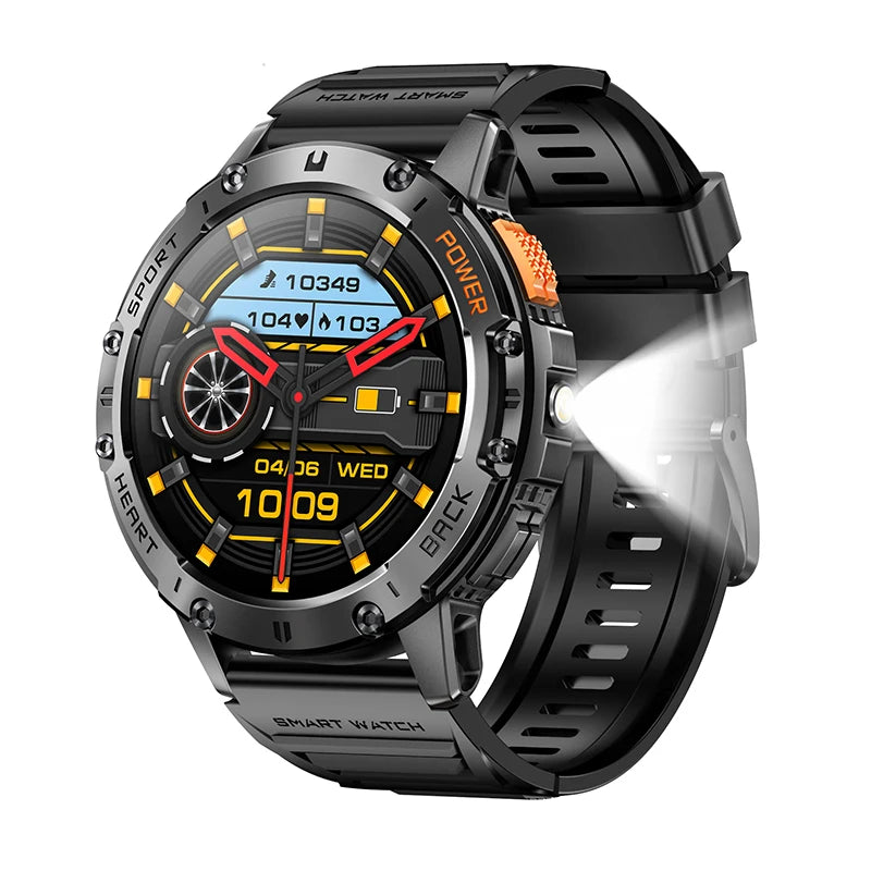 Men Smart Watch with AMOLED Display & Fitness Tracking