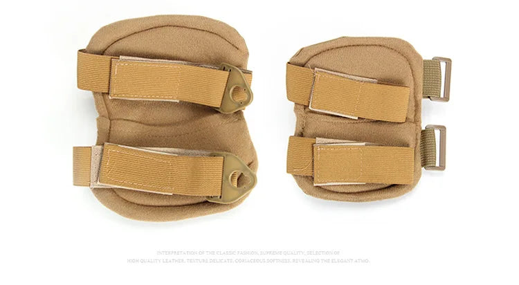 Outdoor Tactical Protective Gear 4pcs Knee Pads Elbow Pads For Cycling Mountaineering Hiking Outdoor Sports Protection