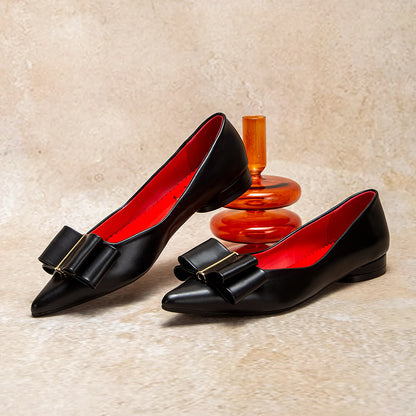 Women's Solid Colour Slip On Low Heel Pumps For Dress Or Everyday Wear