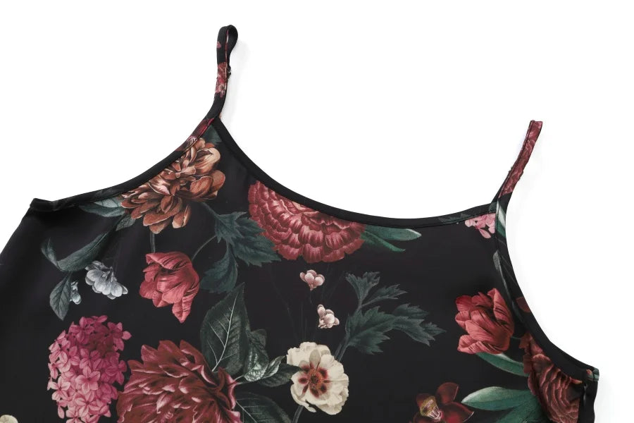 AS AW25 elegance slip satin dress + knitting cross top +mockneck woman clothing set adjustable maxi floor length