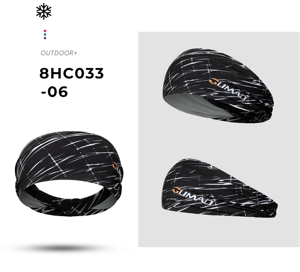 Gothic Skull Headband Sweat Bandage Sport Head Hair Band Workout Tennis Fitness Jog Basketball Running Scary Sweatband Women Men