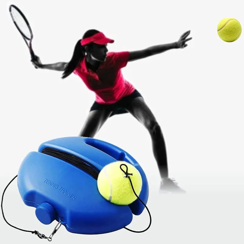 Improve Your Tennis Skills Anywhere With Rebound Balls And Elastic Rope Base - Perfect For Indoor And Outdoor Training