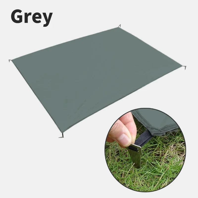 Waterproof Camping Mat with Pegs Tent Mattress Outdoor Picnic Blanket Ultralight  Large Portable Pocket Travel Mat Beach Mat