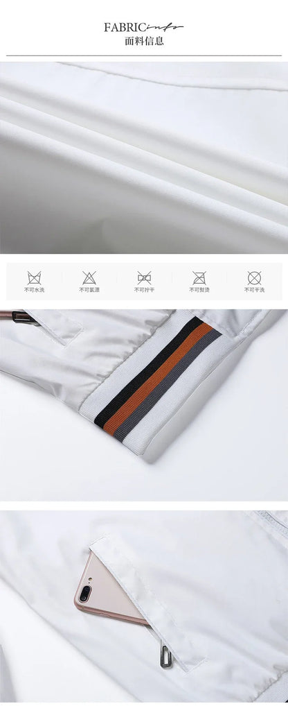 Men's Motorcycle Jacket Polyester And Nylon Casual Slim Motocross