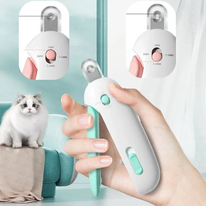 Pet Nail Clippers For Cats And Dogs With Adjustable Hole ABS And Stainless Steel