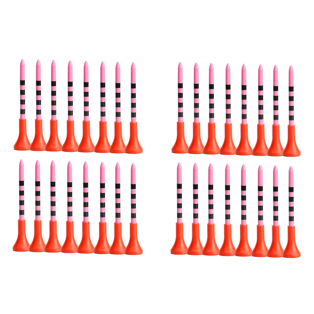 Golf Nail TEE Plastic Seat 83mm Rubber Cover Soft Rubber Head Cover Serve Golf Tee Seat Ball Holder T-014