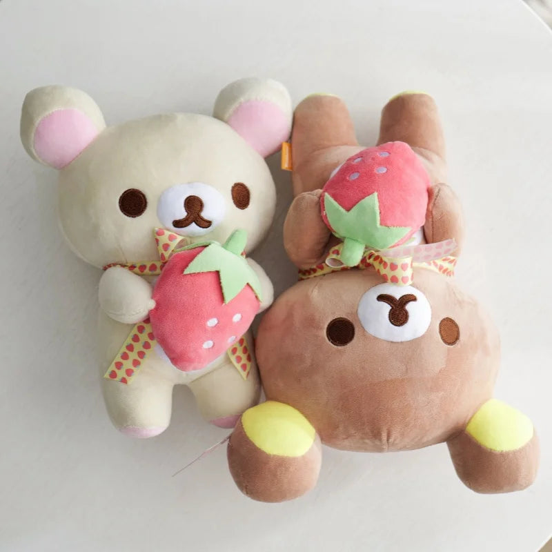7 Styles Rilakkuma Plush Teddy Bear Peluche Lovely Anime Bear Stuffed Doll Kawaii Room Decor Anime Birthday Gifts Xmas Present