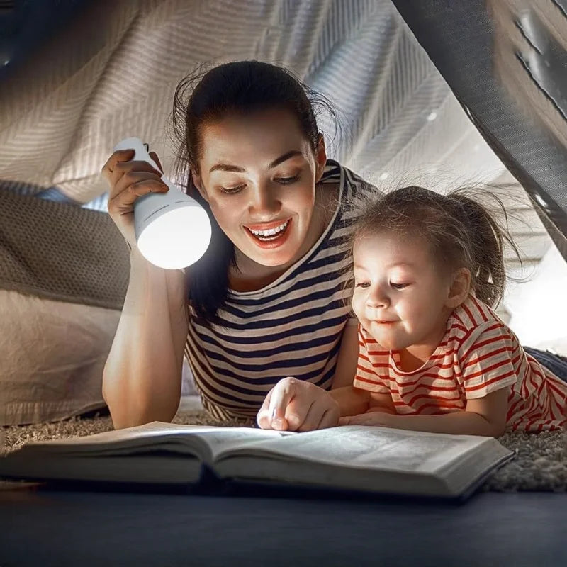 Solar-Powered Emergency LED Camping Light 7/9/12W With 1W Panel