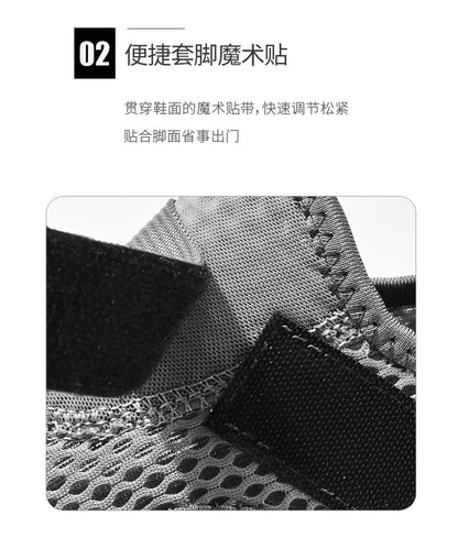 Men's Genuine Leather Sandals Casual Outdoor Beach Shoes