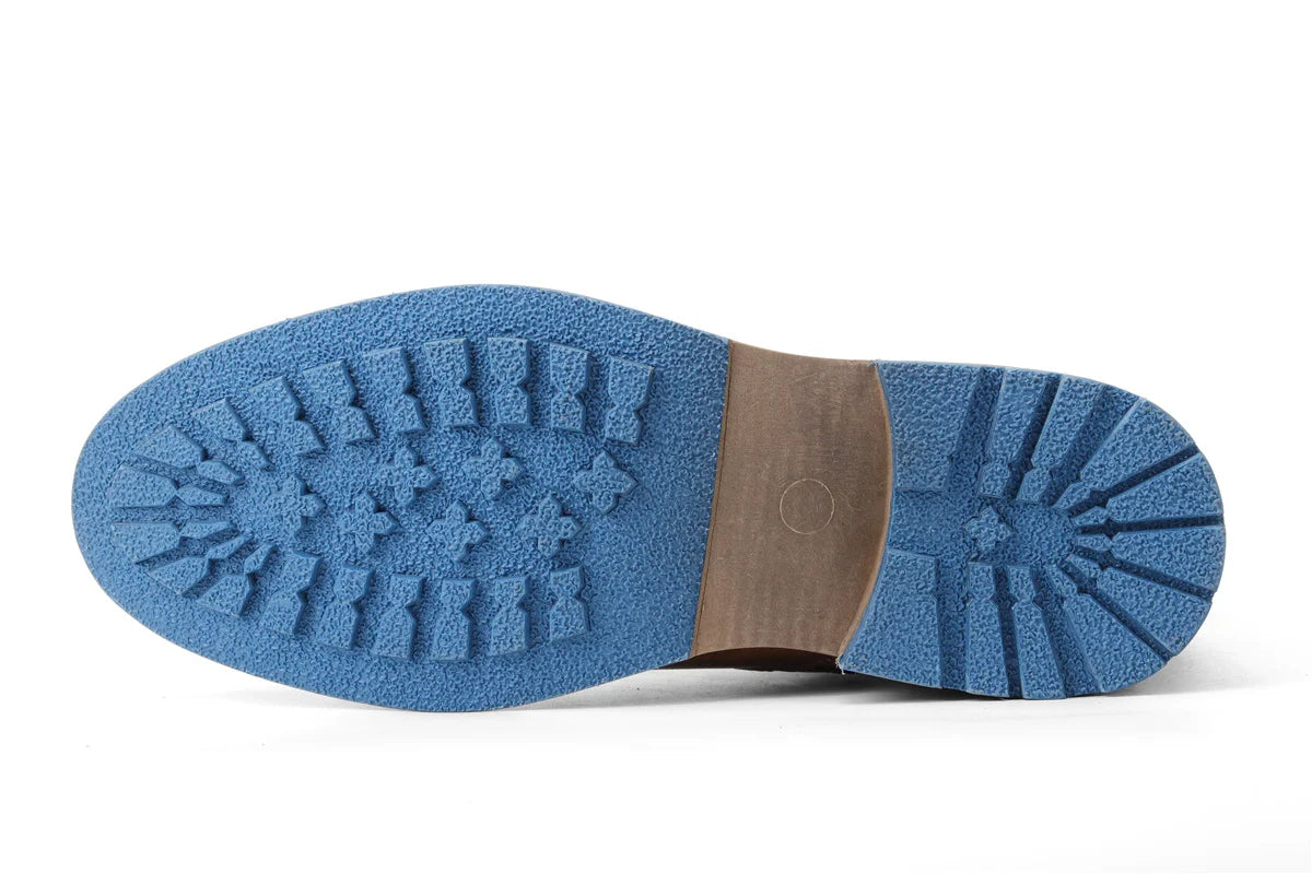 Men's Retro Leather Ankle Boots For Spring Size 7-13