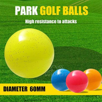 Golf Practice Balls With Aiming Line 3-Piece Indoor and Outdoor Four Color