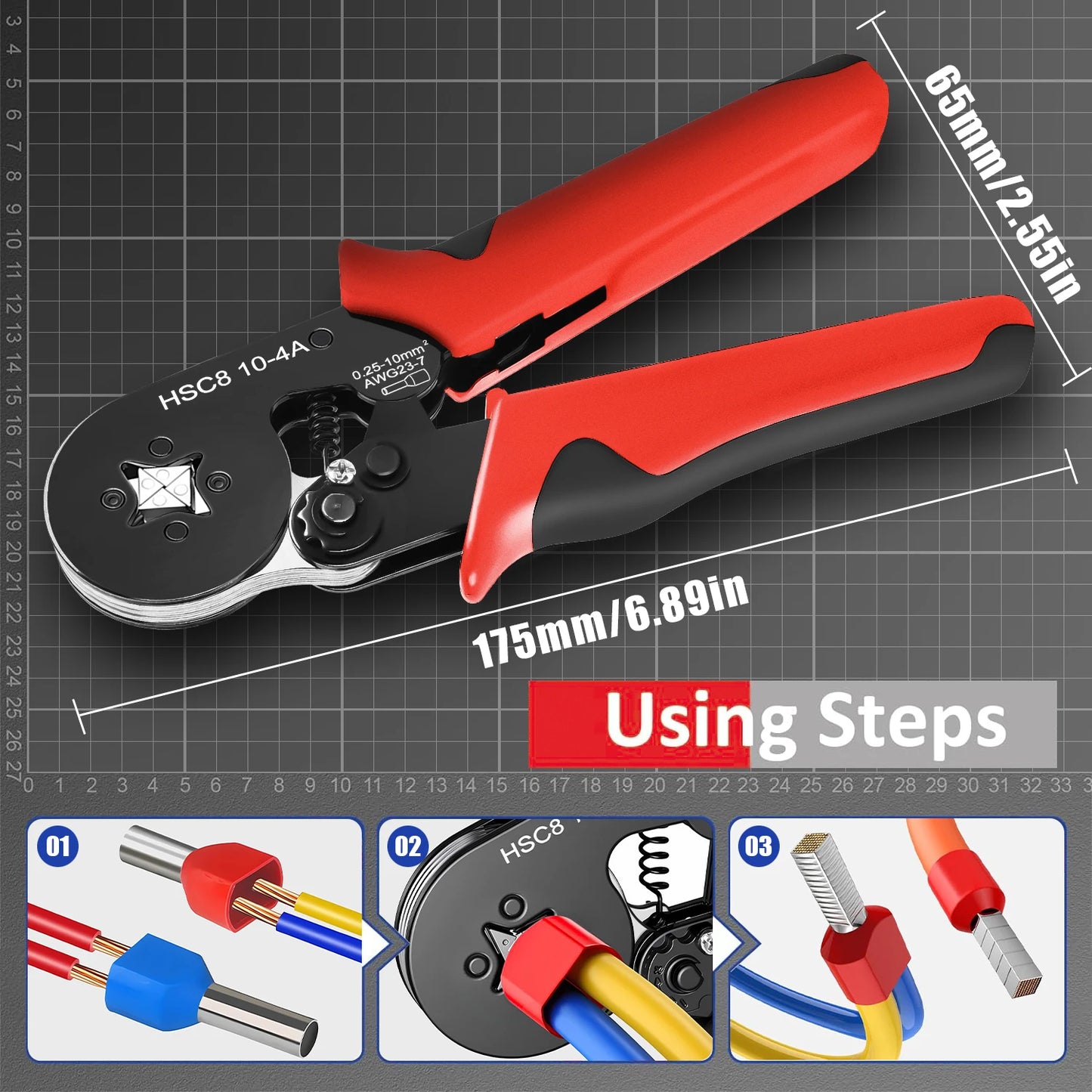 Electrical Tube Insulated Terminal VE Tubular Crimp Terminals Wire Cable Connector Ferrules Terminal Connectors Kit