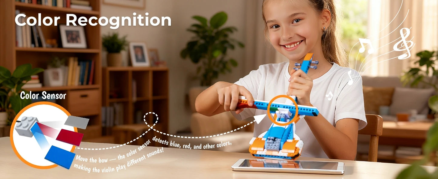 Apitor Robot Building Kit, 12-in-1 Programmable APP Remote Control RC Car, STEM Robotics Coding Set, Educational Birthday Gifts