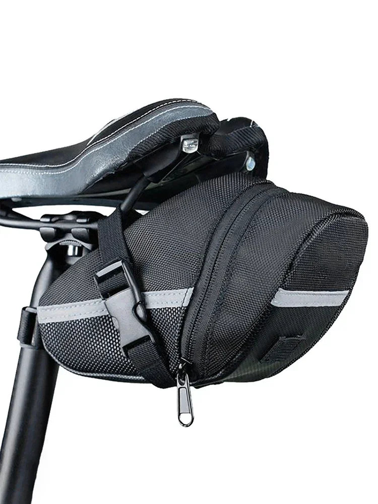 Nylon Bicycle Bag Waterproof Mountain Bike Saddle Storage Seat Rear Tool Pouch Outdoor Cycling  Accessories