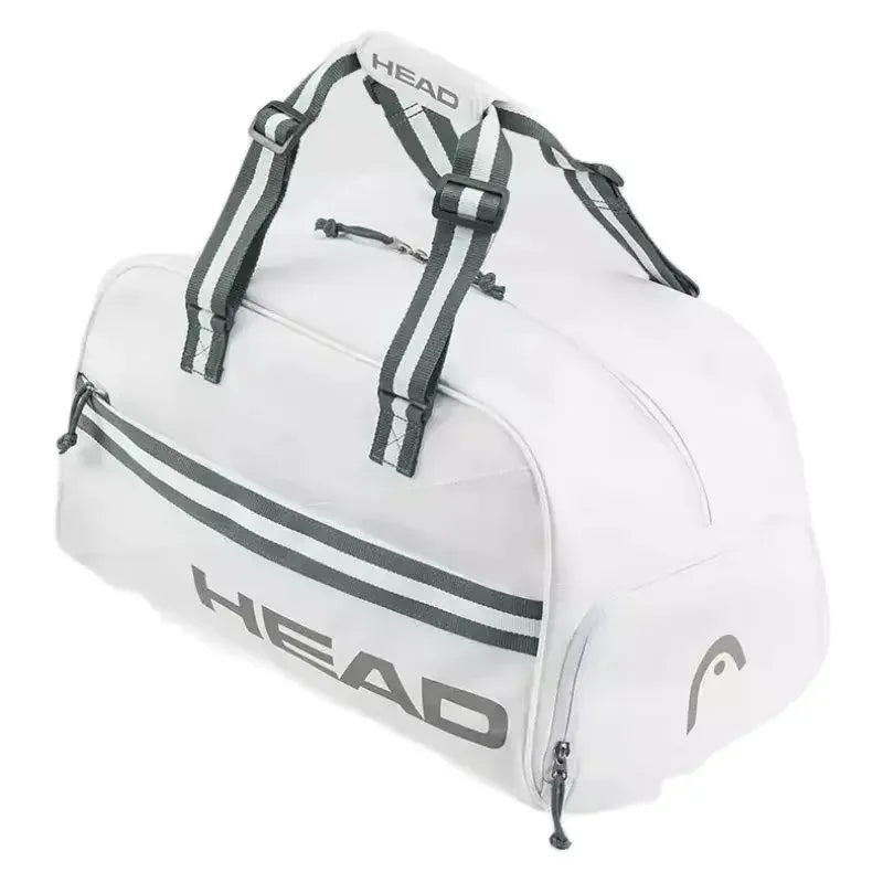 HEAD Tennis Bag Simple Fashion Court Bag Portable Tennis Racket Bag with Shoe Compartment Comfortable Racket Bag