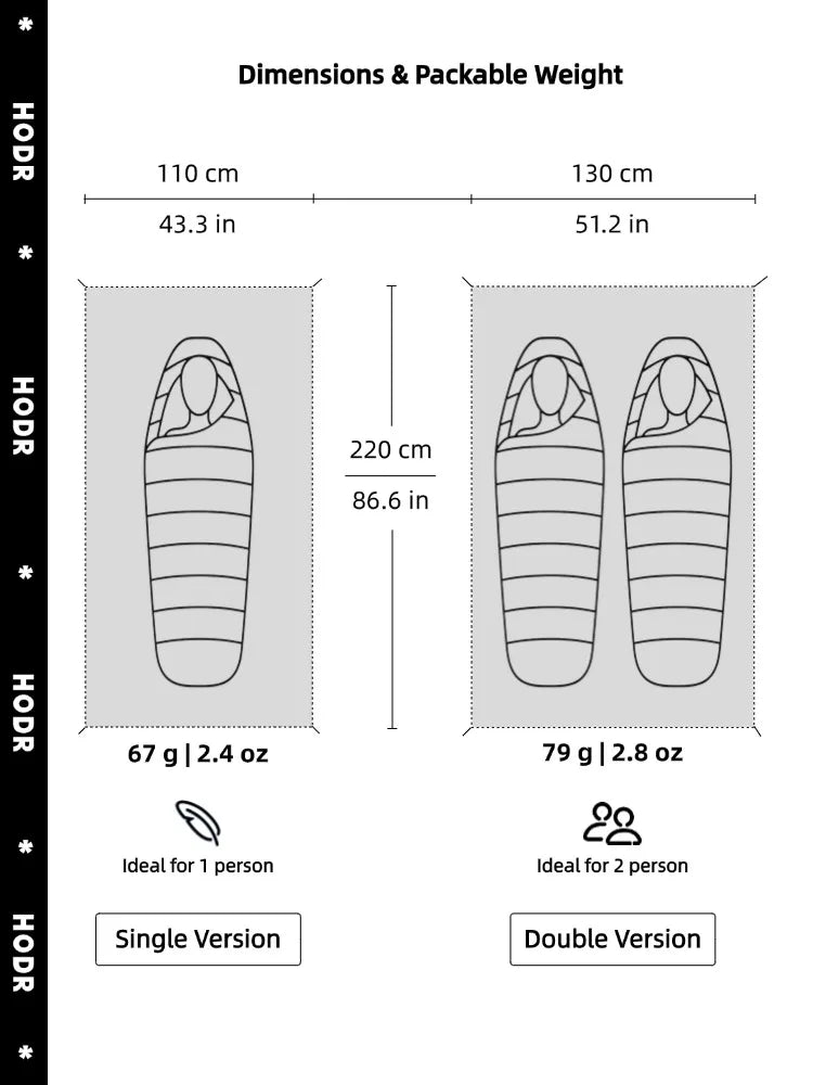 Ultralight Polycro Footprint 69g — Waterproof Tent Groundsheet Tarp Mat, Compact Portable Camping Gear, Hiking Shelter Accessory