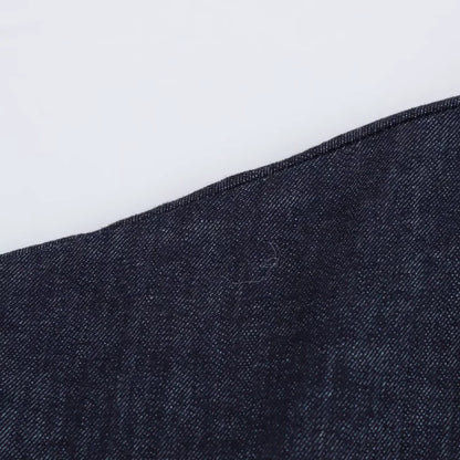 Denim Midi Dress For Women With Lapel And Side Zipper