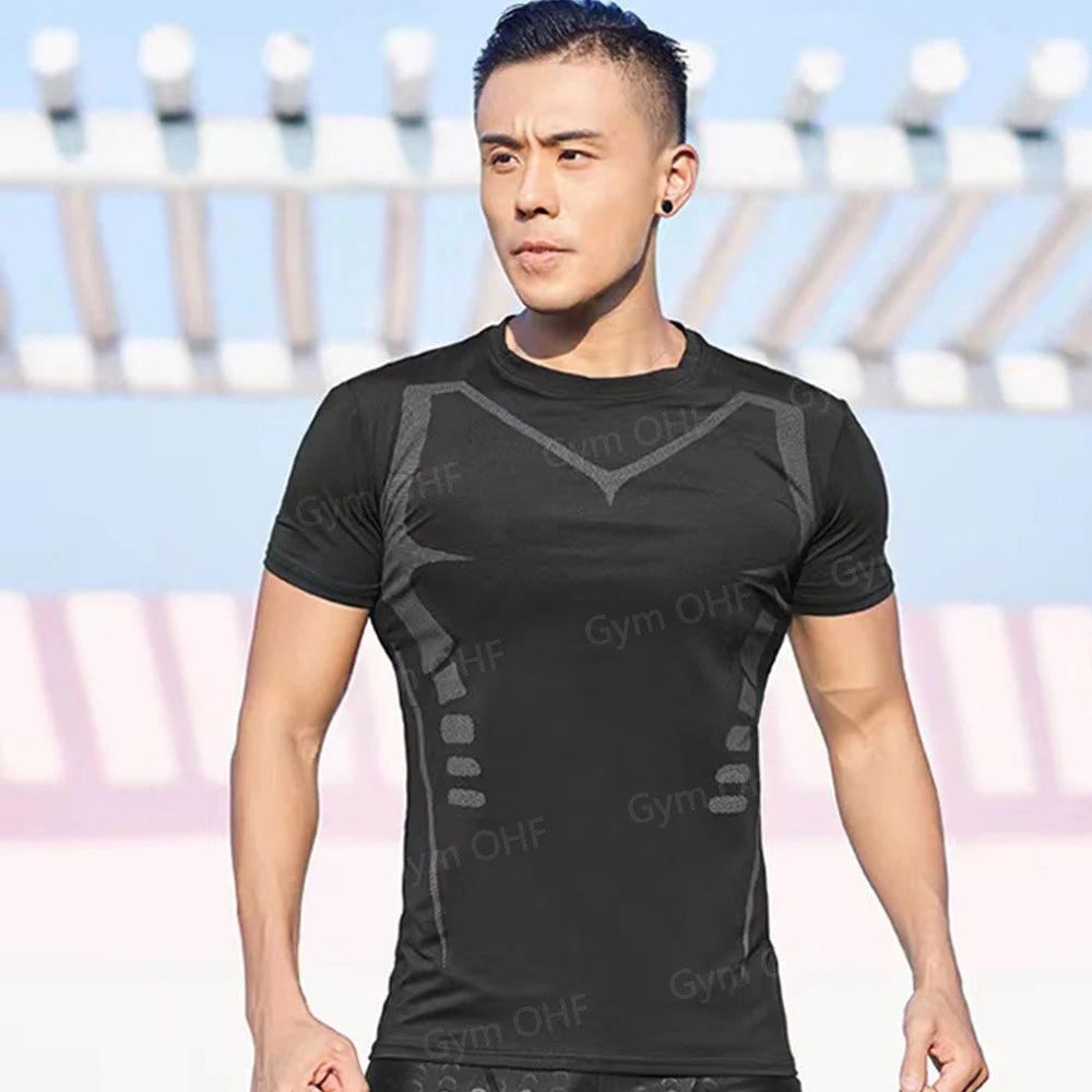 Spider Compression Shirt Mens Rashguard Fitness For Men Gym Sports T-Shirt Running Sweatshirt Outdoor Mountaineering Training