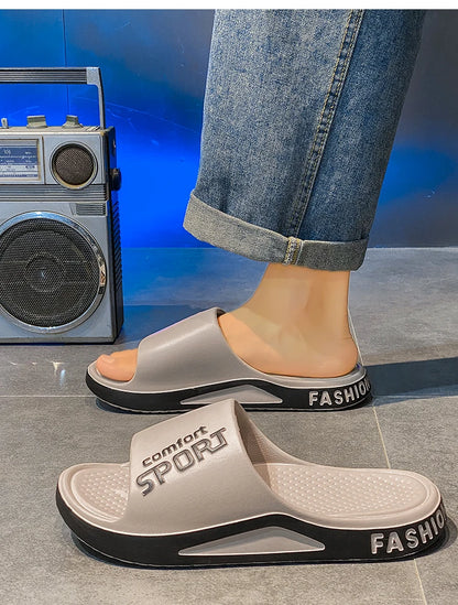 Men EVA Sandals Anti Slip Indoor Outdoor Slippers Breathable Shower