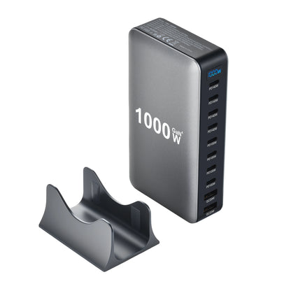 800W GaN Desktop Charger 10-Port USB-C PD3.1 Fast Charge