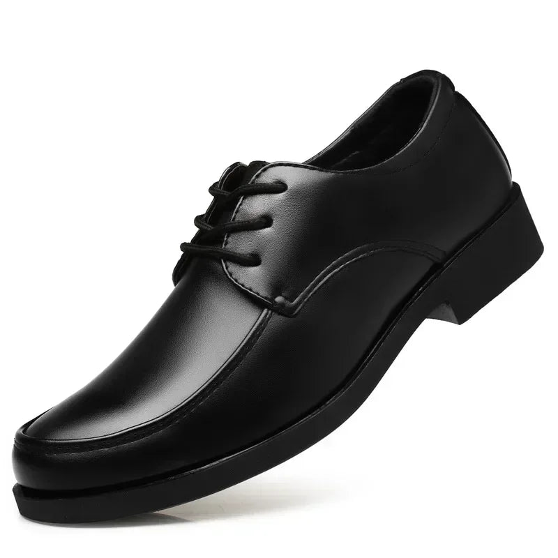 Mens Leather Dress Shoes Lace Up Formal Office Wear