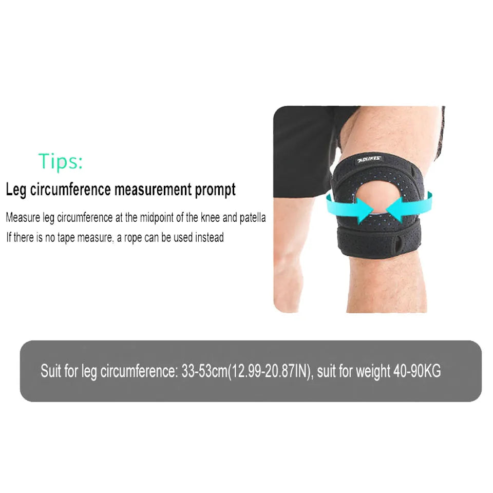 AOLIKES 1PC Patella Knee Brace Knee Compression Sleeve Support for Women Men Knee Pain Arthritis Pain Sport Knee Guard Knee Pads