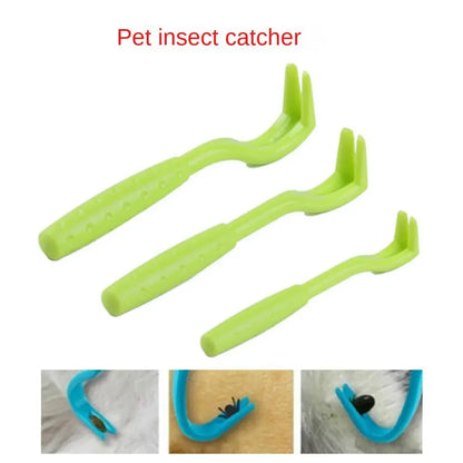Pet Tick Removal Tweezer Plastic Flea Mite Remover Tool