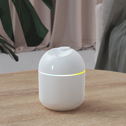 270ml USB Air Humidifier With Cool Mist Aroma Diffuser LED Night Light