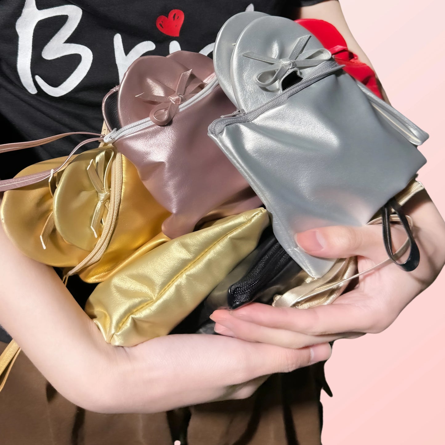 Women's Foldable Portable Ballet Flats For Indoor Use Roll Up Slippers, Conveniently Packaged, With Bag, For Travel Wedding