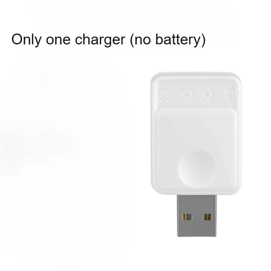 Fishing Float Luminous Rechargeable CR425 Battery with 2 Holes USB Charger for Electronic Light Stick Night Fishing Buoy Tackle