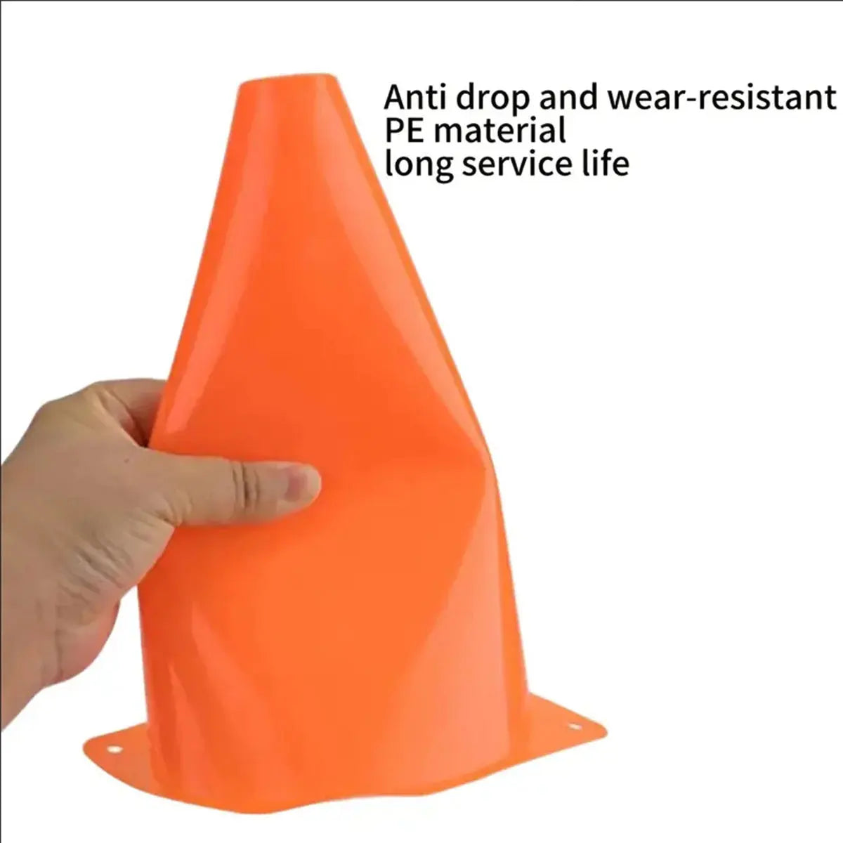 5 sets of 23cm soccer obstacle marker buckets, 9-inch plastic buckets, marker soccer training cone buckets