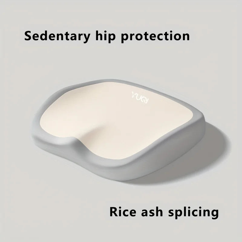 1pc Ergonomic Memory Foam Office Chair Cushion,Adjustable Hip & Waist Support, Portable Comfort for Home, Car, and Office Use