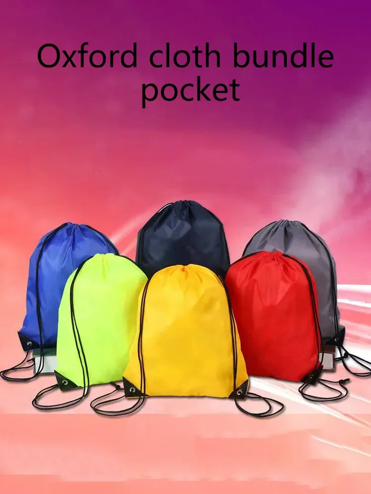 1PC Stylish And Durable Gym Storage Backpack With Nylon Oxford Pocket Bag And Tote Double Shoulder Organizer Bag