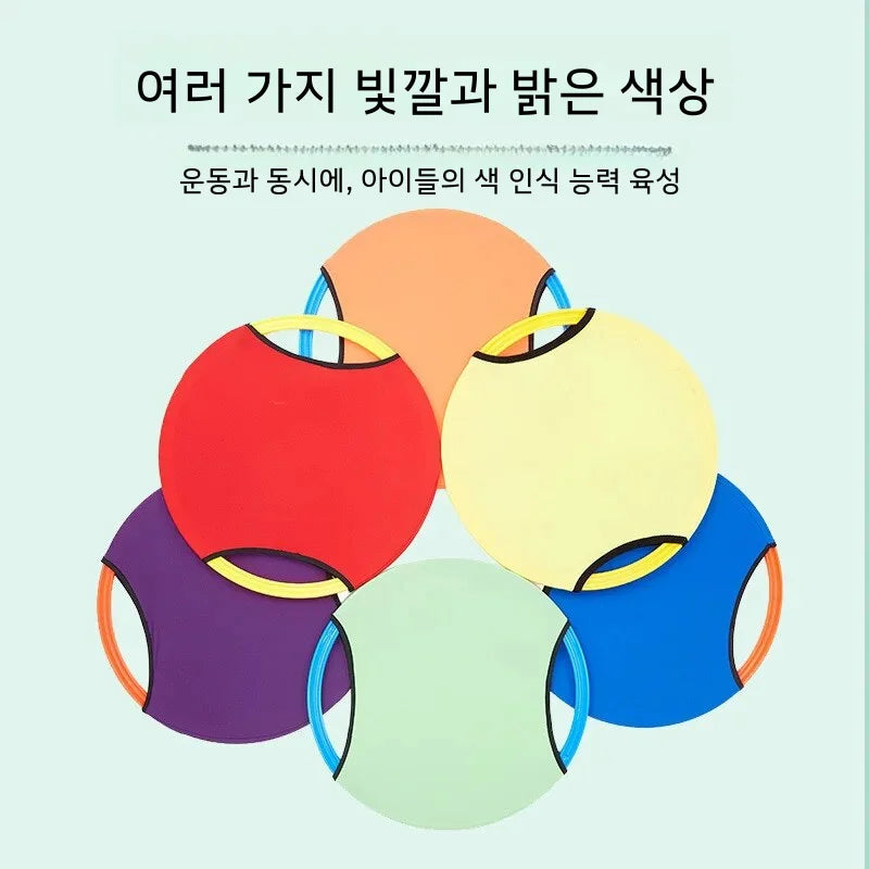35cm Bouncing Circle Throwing Training Sensory Toy Kids Outdoor Games Balance Training Educational Learning Toys for Children