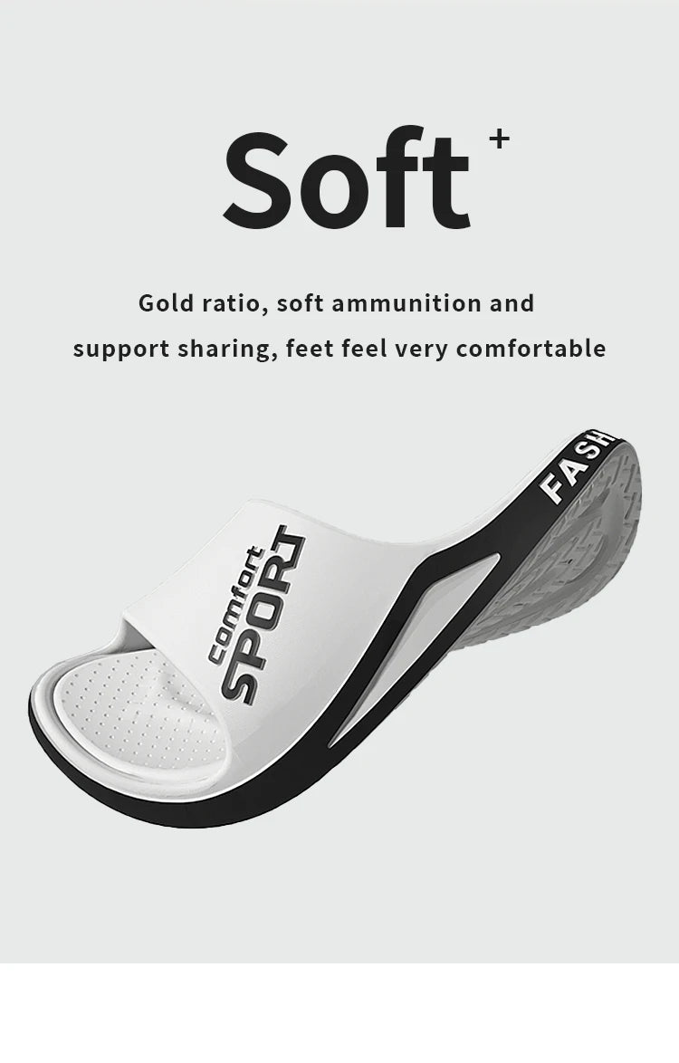 Men EVA Sandals Anti Slip Indoor Outdoor Slippers Breathable Shower