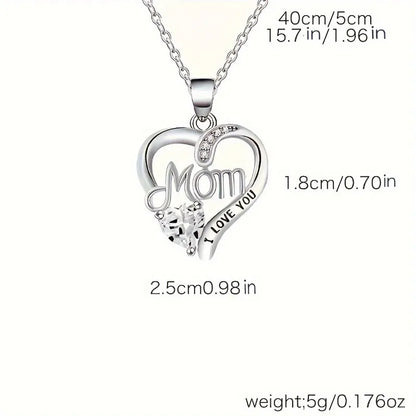 Heart Shaped Pendant Necklace, Hollow Design, Zinc Alloy Jewelry