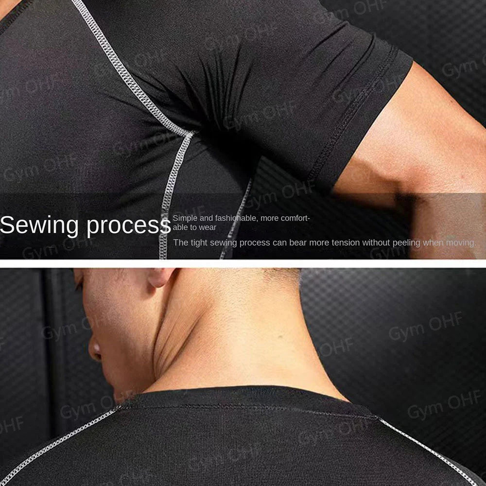 Spider Compression Shirt Mens Rashguard Fitness For Men Gym Sports T-Shirt Running Sweatshirt Outdoor Mountaineering Training