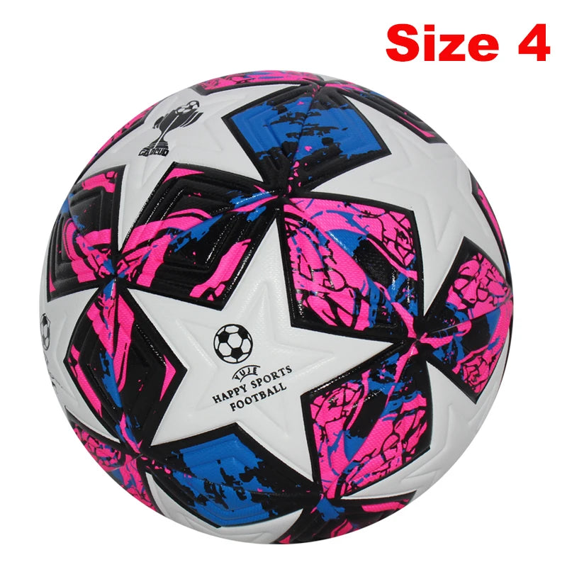 Soccer Ball Professional Outdoors Sports Match Balls High Quality PU Material Training Seamless Football Standard Size 5 Size 4