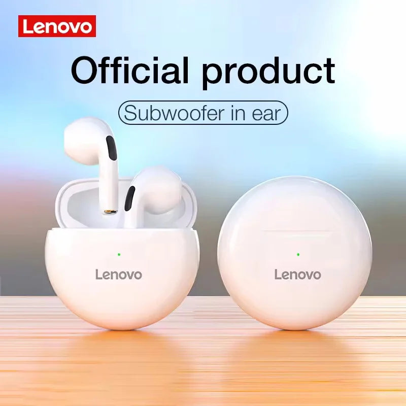 Lenovo HT38 TWS Bluetooth Earphone Mini Wireless Earbuds with Mic for iPhone Xiaomi Sport Waterproof 9D Stere Headphone