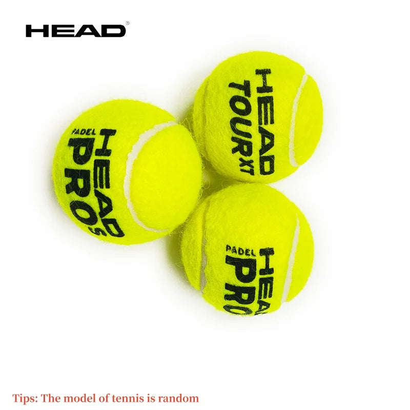 HEAD Tennis Ball 3/6/9PCS Wool Rubber Training Balls High Elasticity Match Balls Durable Excesice Tennis (Random model)