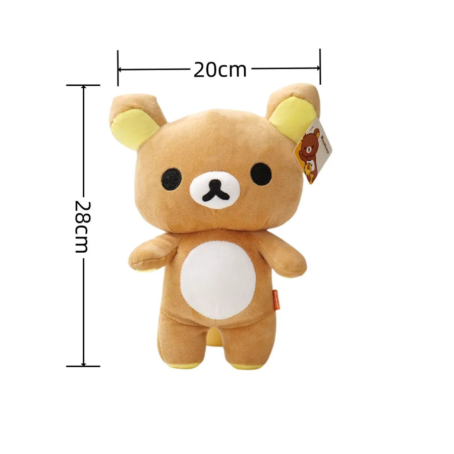 7 Styles Rilakkuma Plush Teddy Bear Peluche Lovely Anime Bear Stuffed Doll Kawaii Room Decor Anime Birthday Gifts Xmas Present