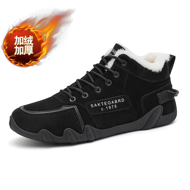 Men's Lace-Up Running Shoes, Casual Sneakers, Rubber Outsole, PU Insole