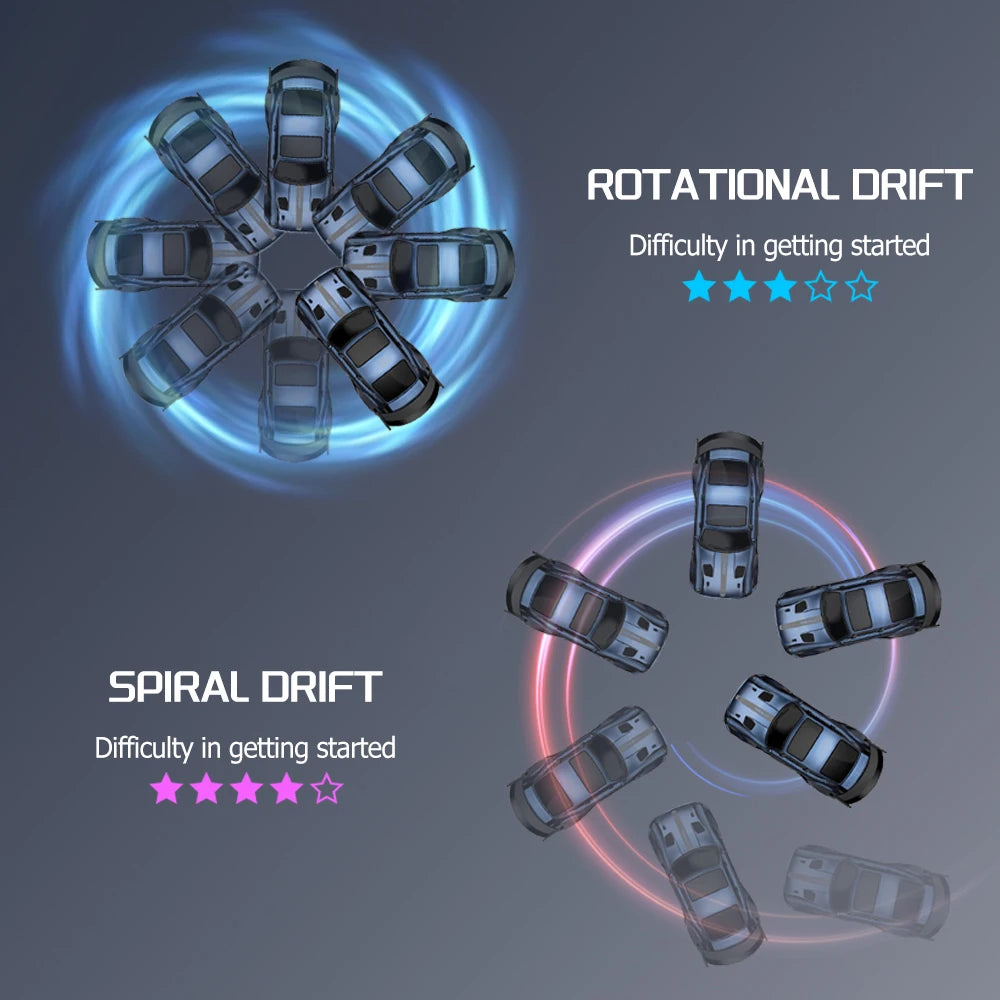 1: 64 Desktop Drift Car Four-Wheel Drive Full Proportion Mini Racing Toy With Rechargeable Battery, Children's Holiday Gift