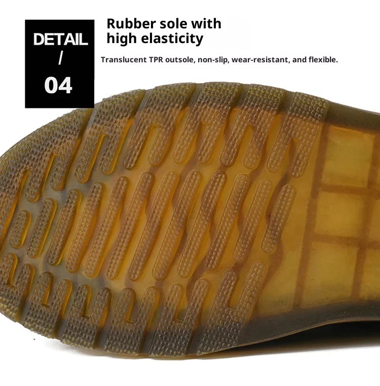 Genuine Leather Men's Casual Driving Shoes Breathable Non Slip Loafers